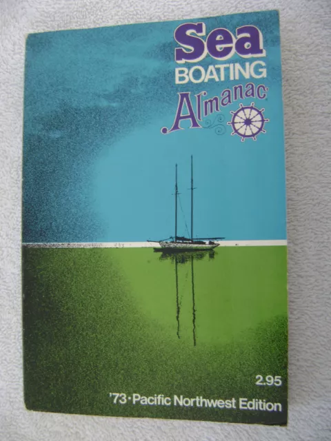 1973 Sea Boating Almanac Old Advertizing Inside