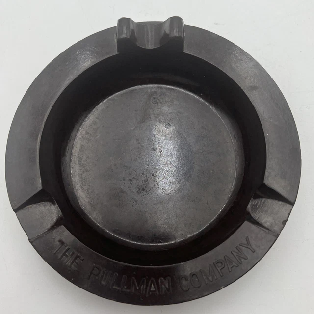 🔥RARE VTG 1950s-60s THE PULLMAN COMPANY RAILROAD BAKELITE ASHTRAY 5 1/2"🔥