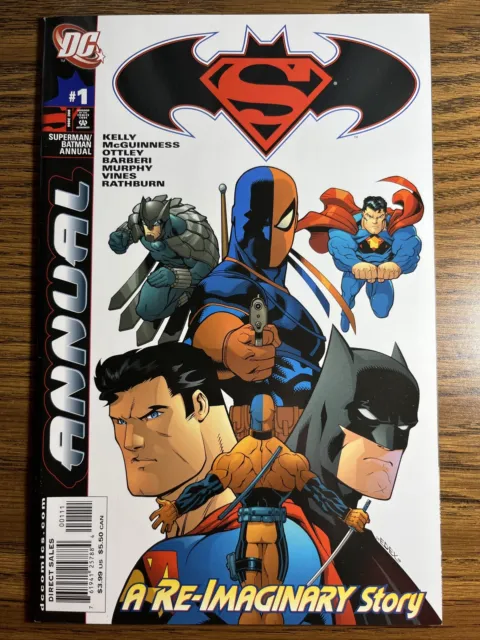 Superman/Batman Annual 1 HIGH GRADE Edward McGuinness Cover DC Comics 2006 B