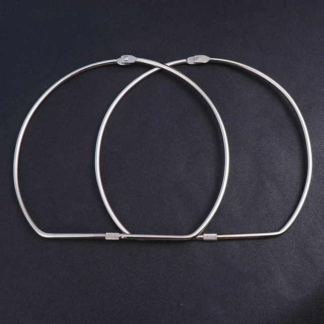 5 hebillas de tornillo </alimt>Hebillas en D de metal