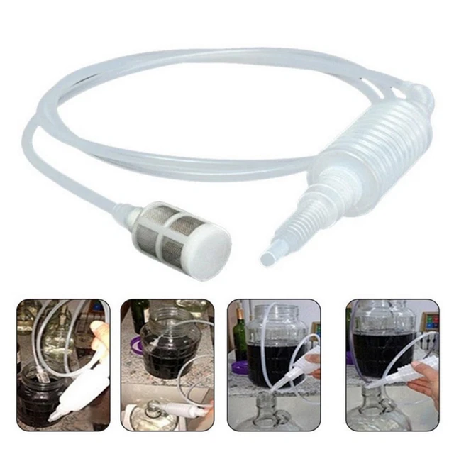 Sifón de preparación vino herramienta accesorios arena lavado manguera convertidor de agua