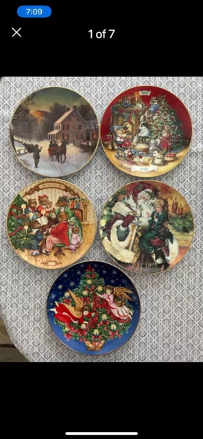 Avon Christmas Collector Plates.