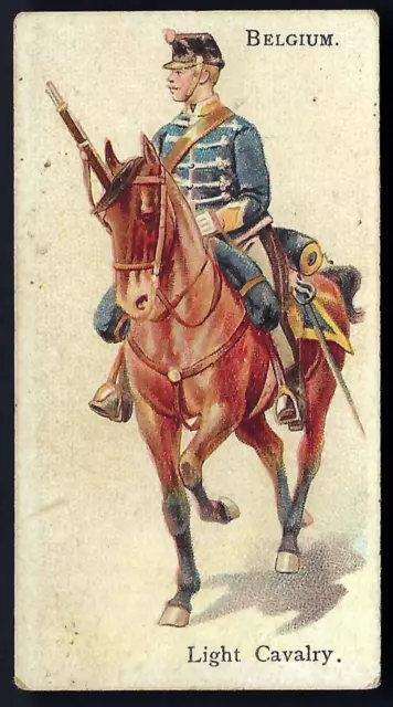 British American (Printed) - Soldiers Of The World - Belgium, Light Cavalry