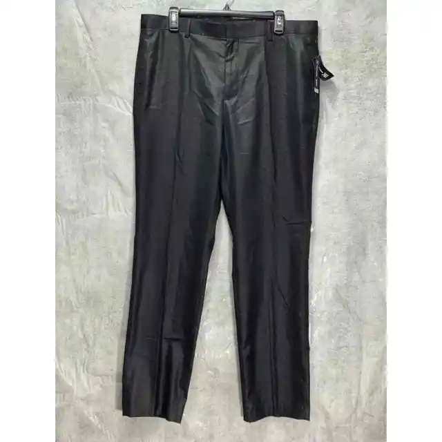 INC INTERNATIONAL CONCEPTS Black Milan Slim-Fit Pants SZ 34X34