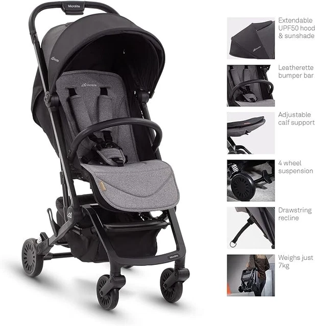 Micralite Silvercross PROFOLD Baby Pushchair Buggy Pram Carry Cot Stroller