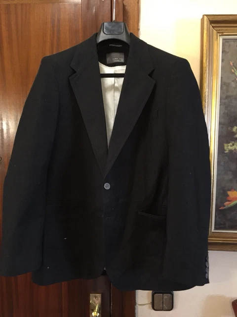 ZARA  Chaqueta Talla 52 ALGODÓN NUEVA NEGRA