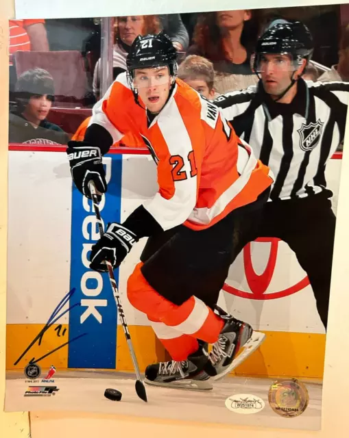 James van Riemsdyk , Philadelphia Flyers signed color photo