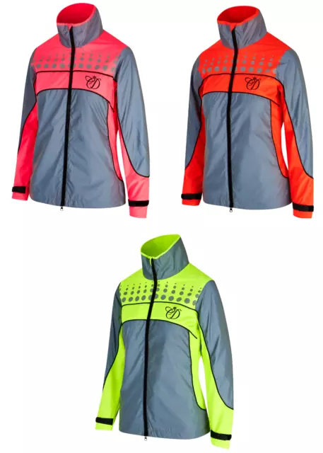 Equisafety Mercury Riding Jacket Waterproof Reflective Fluorescent Hi Vis Coat