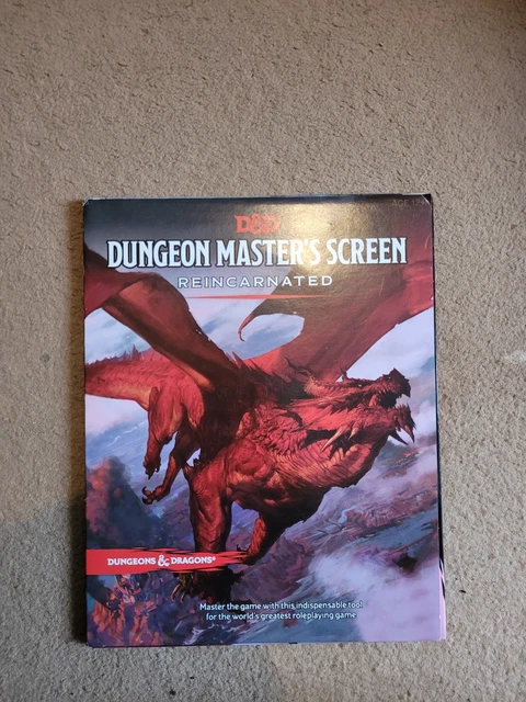 DUNGEONS AND DRAGONS Dungeon Master's Screen Reincarnated DnD D&D WOTC ...