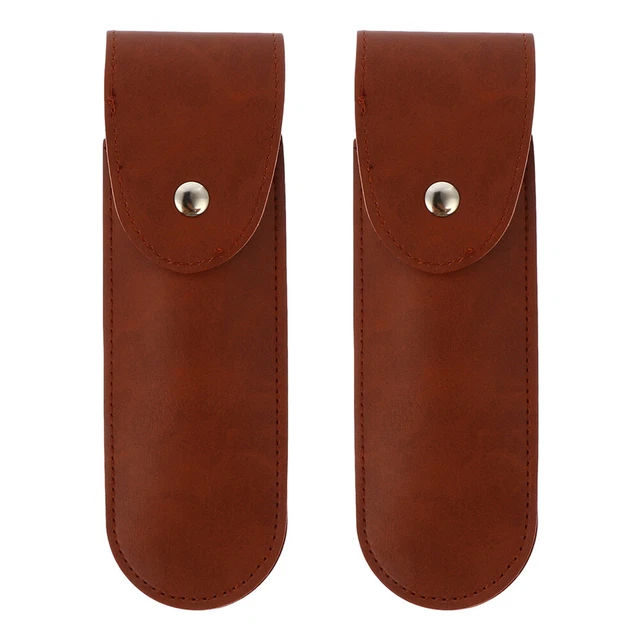 2 piezas Soporte para tijeras de afeitar Estuche