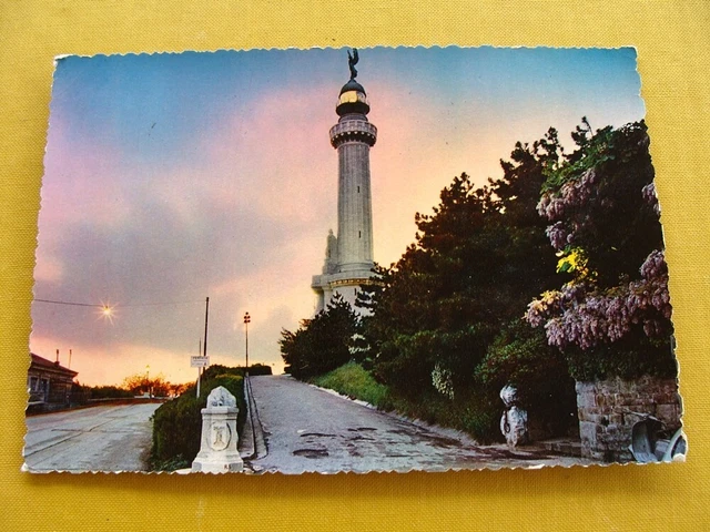 (FG.RR134) TRIESTE - IL FARO al TRAMONTO (vg 1967, ed. Cersare Capello)