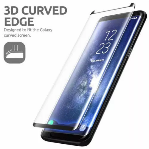 Case Friendly Tempered Glass Screen Protector Samsung Galaxy Note 9 S9 / S8 Plus 3