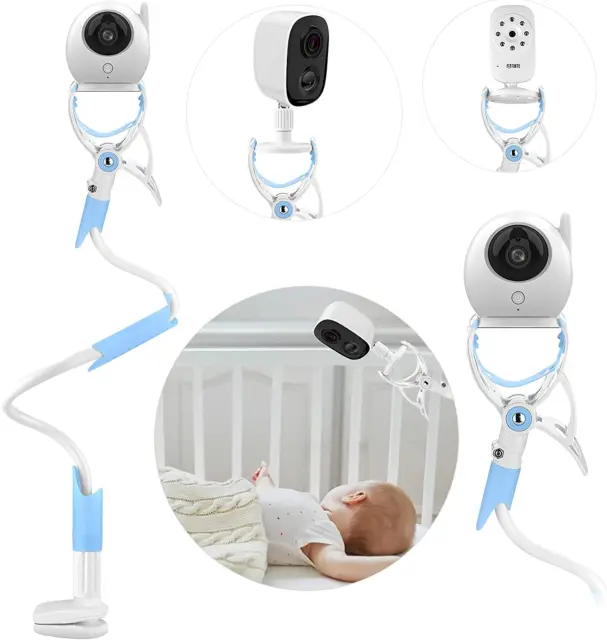 Supporto Universa Con Cinghie Flessibile per Baby Monitor, Montare La Mensola Se