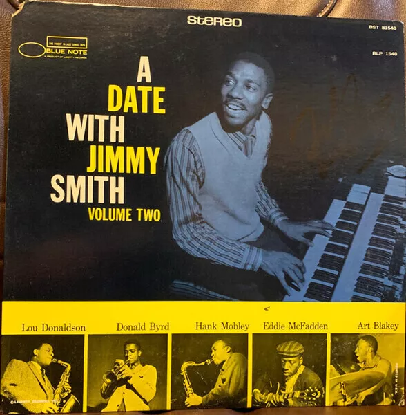 LP Jimmy Smith A Date With Jimmy Smith Volume 2 MONO NEAR MINT Blue Note