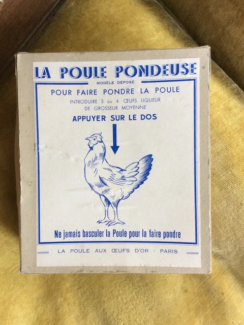 Jouet Mécanique Ancien En Tôle - Poules Qui Picorent - Vintage Et De Collection