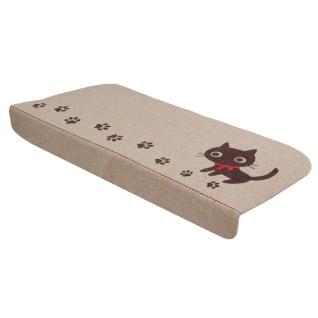 Patrón de gatito escalera antideslizante alfombra lavable cancelación de ruido