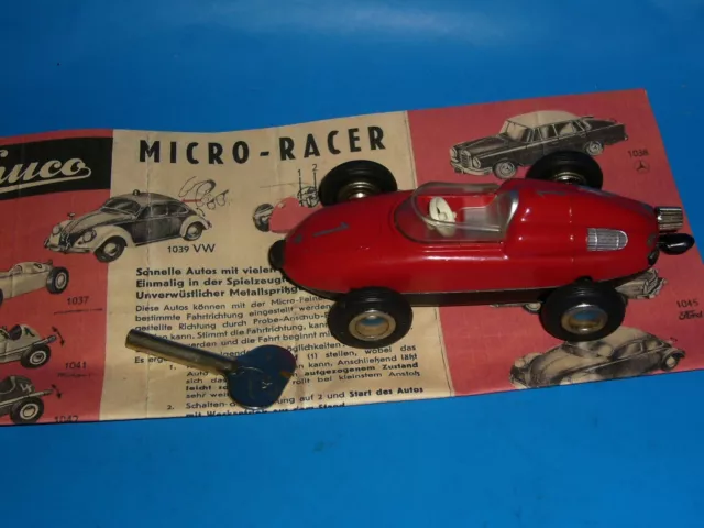 Schuco Micro Racer 1037, 50er Original, UNBESPIELT MINT