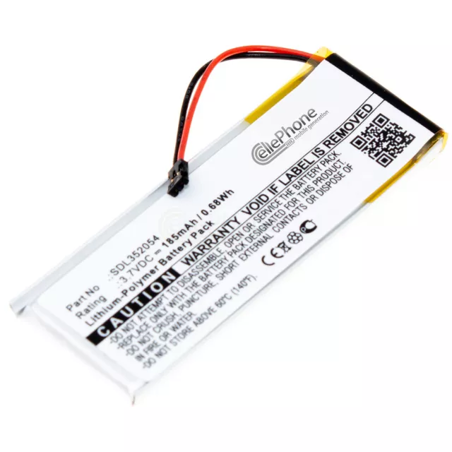 Batteria 3,7 V Li-Poly per termocamera FLIR One 2st - sostituita SDL352054 - 185mAh