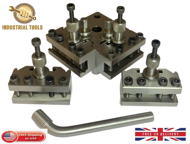 5Pc Quick Change Toolpost To Fit Miford Series 7 Lathes Dixon Style T37