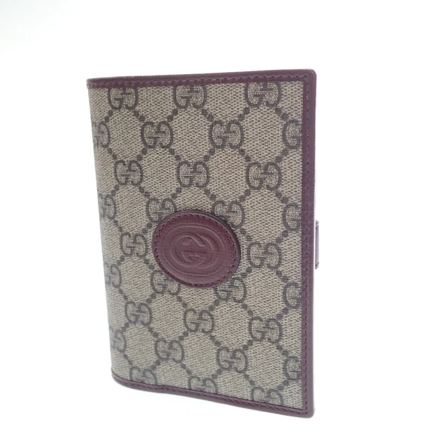 Gucci Passport Case Interlocking GG Supreme with Box  /