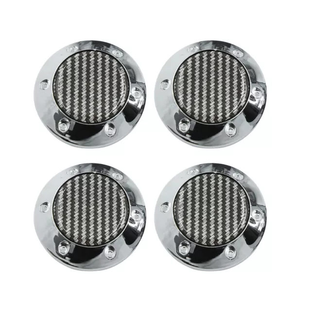 68mm Voiture Roue Pneu Centre Moyeu Capuchons Couverture Badge Autocollant 4pcs