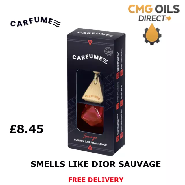 Carfume Car Hanging - Savage Air Freshener - Oil Dior Sauvage Perfume Fragrence