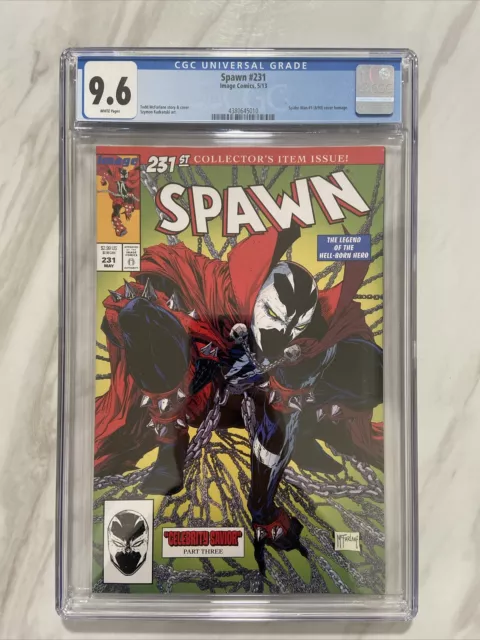 Spawn #231 (2013) CGC 9.6 NM+ Spider-Man #1 Homage Todd McFarlane Image Comics