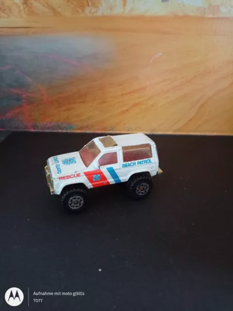 Matchbox 1987 Vintage Ford Bronco II "Coast Guard" 1:57, wenig bespielt, selten