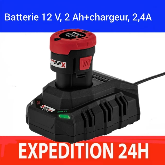 Batterie PARKSIDE 20V 2Ah - Compatible Série X 20V Team (Perceuse, Visseuse, Outils)