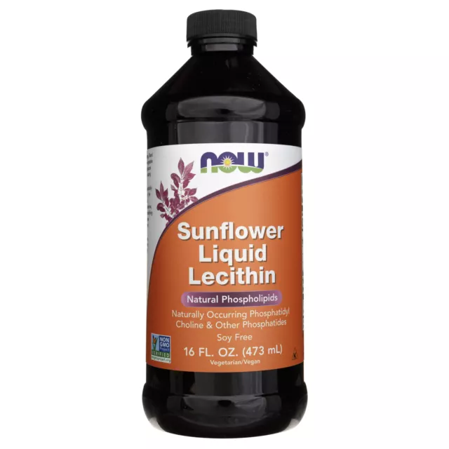 Now Foods Lécithine de Tournesol, 473 ml