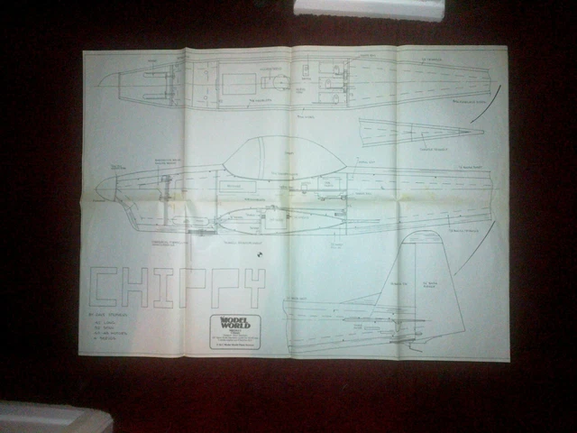 CHIPPY SPORT SCALE Aerobatic Model Plan By D Stephens £3.50 - PicClick UK