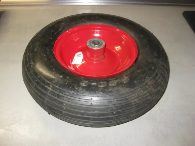 Schubkarrenrad Reifen VG 4.80/4.00-8 Ersatzrad pannensicher mit/ohne Achse  L