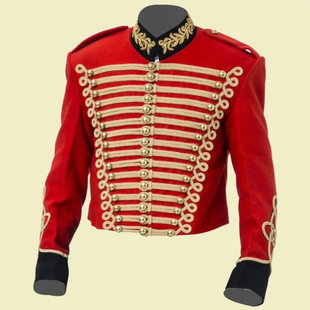 British Army Cavalry Jacket Pelisse Modern Day Steampunk Military Uniform