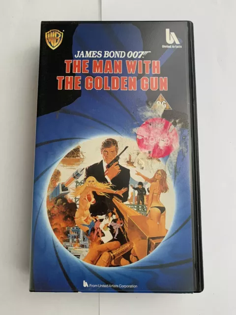 THE MAN WITH The Golden Gun (VHS, 1974) Roger Moore James Bond 007 NEW ...