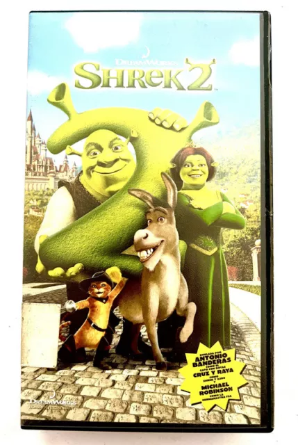 Shrek 2 Película Completa Y Abierta Perfecto Estado Vhs