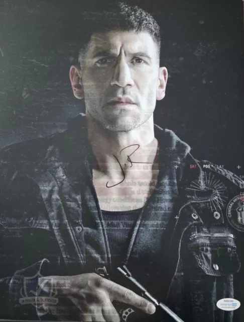 Jon Bernthal THE PUNISHER Signed 11x14 Photo AFTAL OnlineCOA