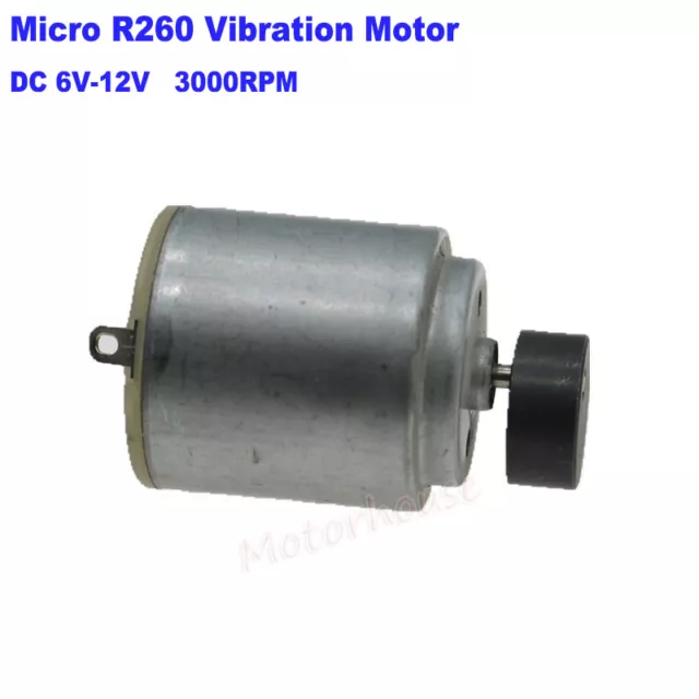 DC 6V 7.4V 9V 12V Strong Vibration Micro R260 Vibrating Motor DIY Massager Toy