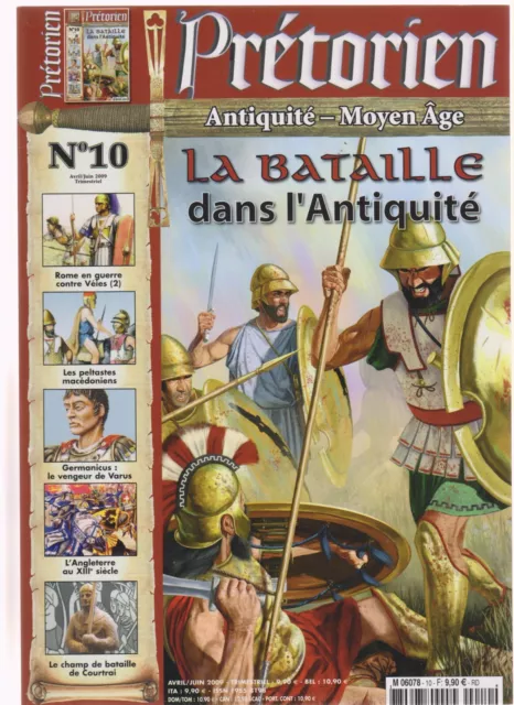 PRETORIEN N°10 VEIES 2/ PELTASTES / GERMANICUS / BAT COURTRAI / ANGLETERRE XIIIe