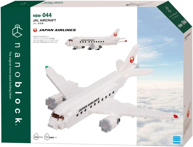 kawada-nanoblock-nbm-044-jal-aircraft-japan-airlines-580pcs-from-japan