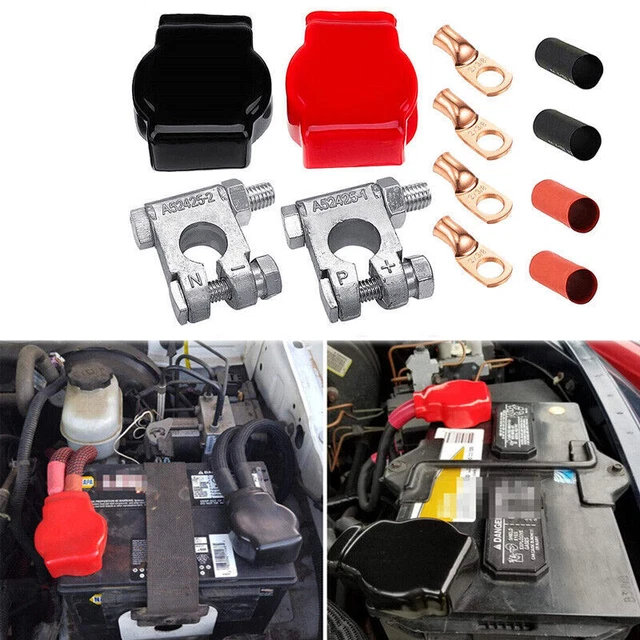 MILITARY SPEC BATTERY Terminal Top Post Positive Negative For Ford Jeep