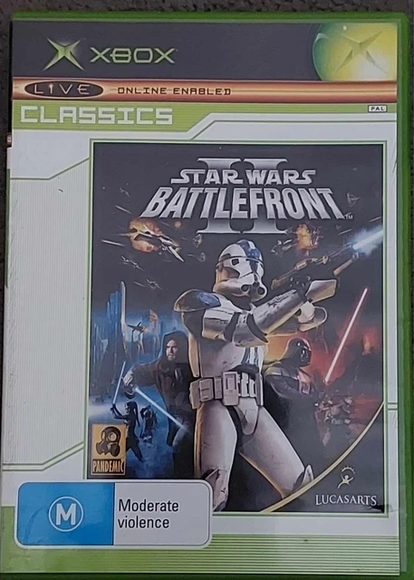 STAR WARS BATTLEFRONT Manual Original Xbox Game