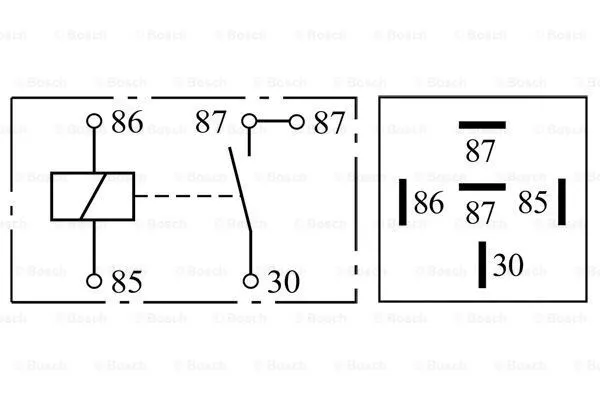 Main Starter Motor Relay 0332019203 24V 20A -Genuine Bosch