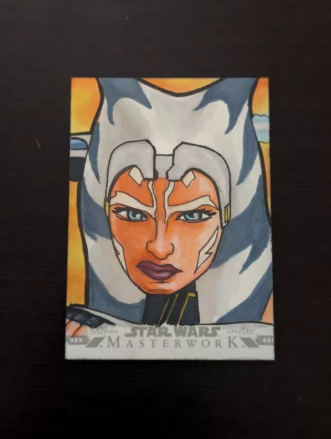 2022 Topps Star Wars Masterwork Ahsoka Tano Sketch 1/1