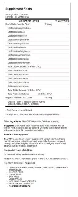 Garden of Life Dr. Formulated Probiotics Once Daily Men's 2