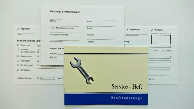 Serviceheft Wartungsheft Inspektionsheft auch Volvo / Saab geeignet, universal 2