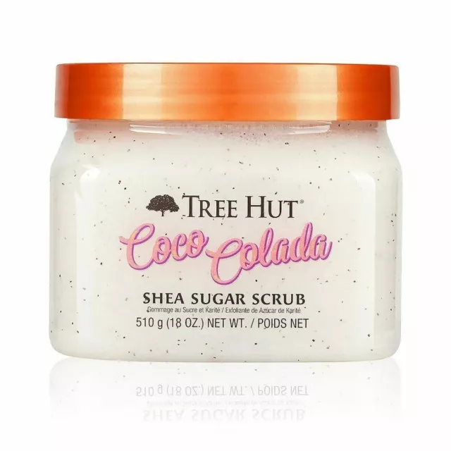 Tree Hut Shea Sugar Scrub Coco Colada, 510g, Peeling mit Verwöhnrezeptur