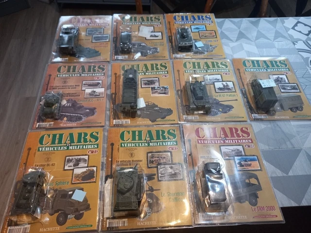 Lot De 10 Véhicules Militaires SOLIDO - Chars Et Blindés Miniatures - Neufs