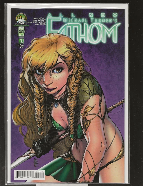 Fathom (7th Series) #7B  NEWSSTAND RARE Michael Turner HIGH GRADE NM (D76)