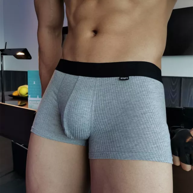 MEN SEXY SOFT Boxer Briefs Transparent Underwear Ice Silk Traceless  Underpants £2.05 - PicClick UK