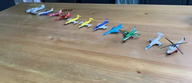 Miniature Metal Diecast Aeroplanes Aircraft Toy Plane Joblot See Description